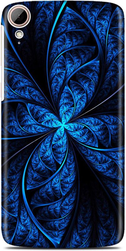 Sankee Back Cover for HTC Desire 828  (Blue, Black, Hard Case, Pack of: 1)
