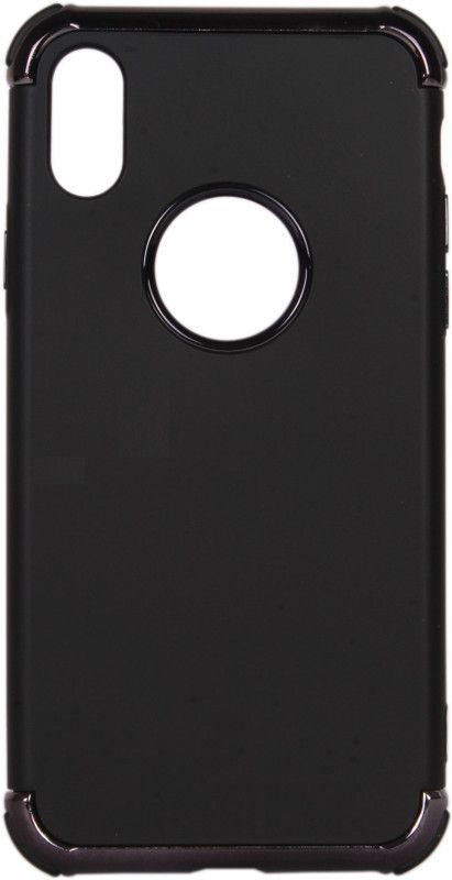 Indian Petals Back Cover for Apple iPhone X  (Black, Grip Case)