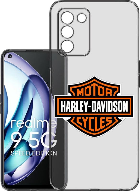 HANIRY Back Cover for Realme 9 SE / RMX3461 mobile cover | HARLEY DAVIDSON | PNG_38  (Multicolor, Flexible, Silicon, Pack of: 1)