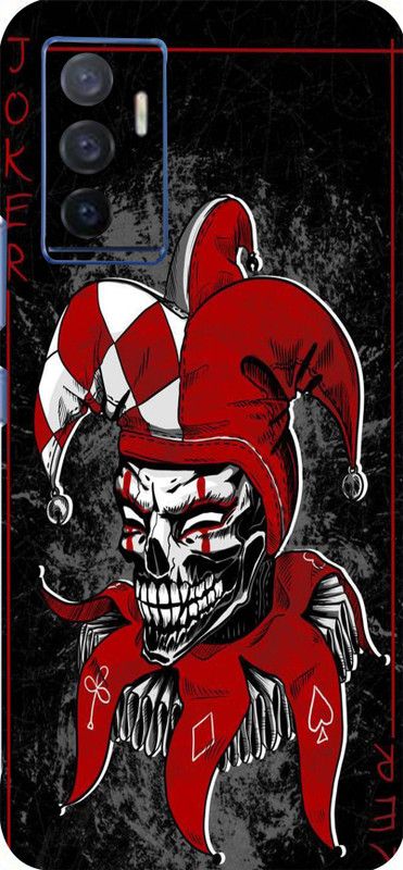 Mclaxa Skull Joker Back Skin Guard, Skull Joker, Vivo V23e Mobile Skin  (Skull Joker With Super Matte Finish)