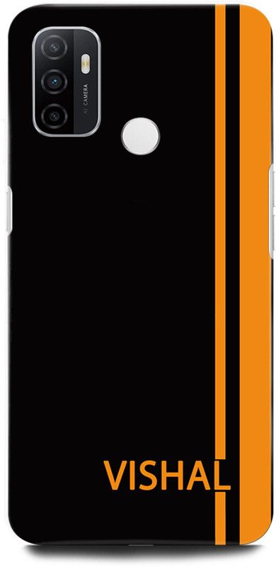 GRAFIQE Back Cover for OPPO A53 CPH2127/CPH2139 VISHAL, VISHAL NAME  (Multicolor, Shock Proof, Pack of: 1)