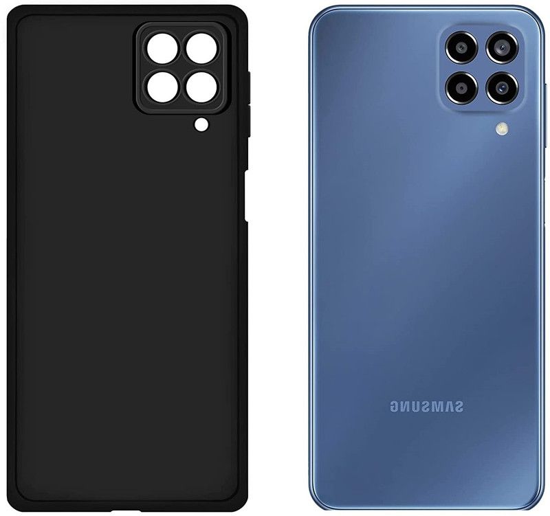 PHONE BACK COVER Bumper Case for Samsung Galaxy M53 5G  (Black, Grip Case, Pack of: 1)