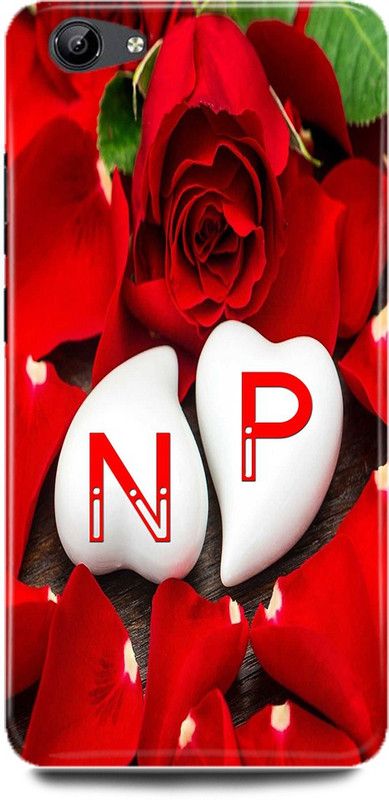 MP ARIES MOBILE COVER Back Cover for Vivo Y55S/Vivo Y55L/1610 N Loves P Name,N Name, P Letter, Alphabet,N Love P NAME  (Multicolor, Hard Case, Pack of: 1)