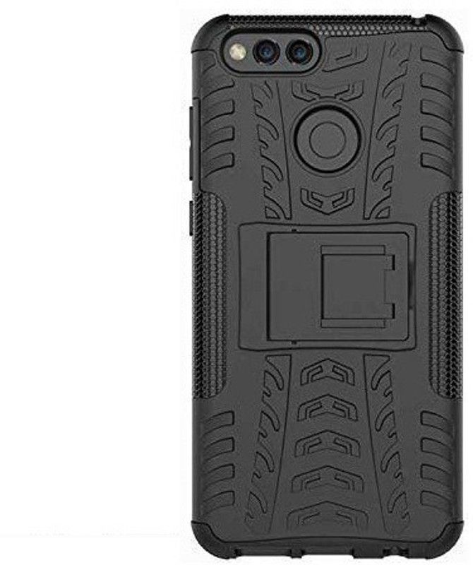 Power Back Cover for Honor 7X  (Black, Shock Proof)