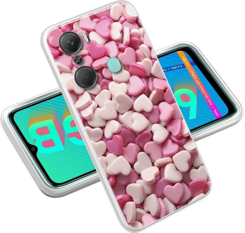 eBoggy Back Cover for Infinix Hot 12 Pro 4G  (Multicolor, Dual Protection, Silicon, Pack of: 1)