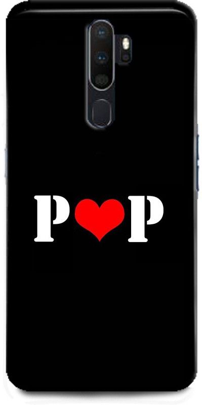 Afterglow Back Cover for OPPO A9 2020 P P, P LOVES P, P NAME, LETTER, ALPHABET, PP LOVE, HART  (Multicolor, Shock Proof, Pack of: 1)