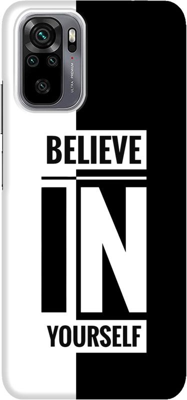 SUARD Back Cover for Mi Redmi Note 10, Mi Redmi Note 10S  (White, Black)
