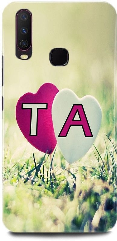 MP ARIES MOBILE COVER Back Cover for Vivo U10,1916,T Loves A Name,T Name, A Letter, Alphabet,T Love A NAME  (Multicolor, Hard Case)