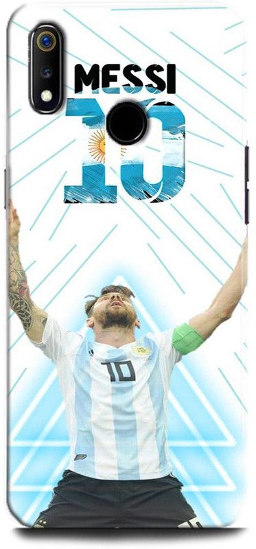 Afterglow Back Cover for Realme 3i MESSI JERSEY, BARCELONA, FOOTBALL, MESSI, JERSEY, FOOTBALL  (Multicolor, Shock Proof)