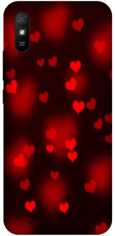 URCHIN Back Cover for Vivo Y90Heart, Love, Cute, Glitters, Love you  (Multicolor, Shock Proof, Pack of: 1)