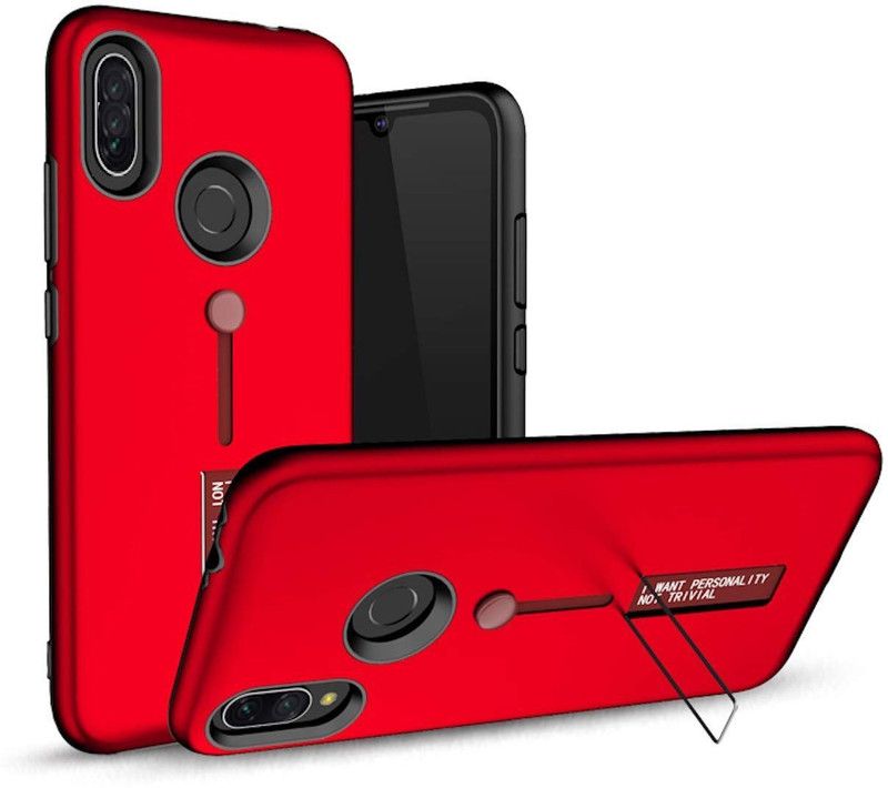 Akkase Back Cover for Realme 5 Pro  (Red, Rugged Armor, Pack of: 1)