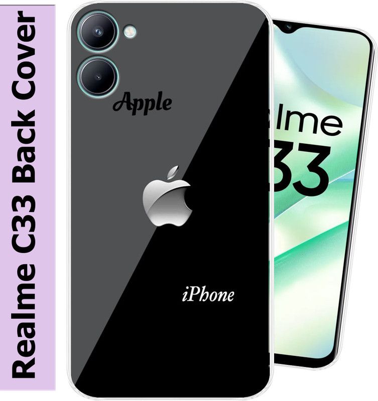 Hostprint Back Cover for Realme C33  (Multicolor, Flexible, Silicon, Pack of: 1)