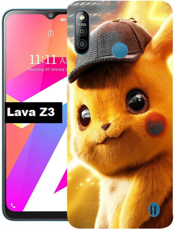 Anami Back Cover for Lava Z3  (Multicolor, Dual Protection, Silicon, Pack of: 1)