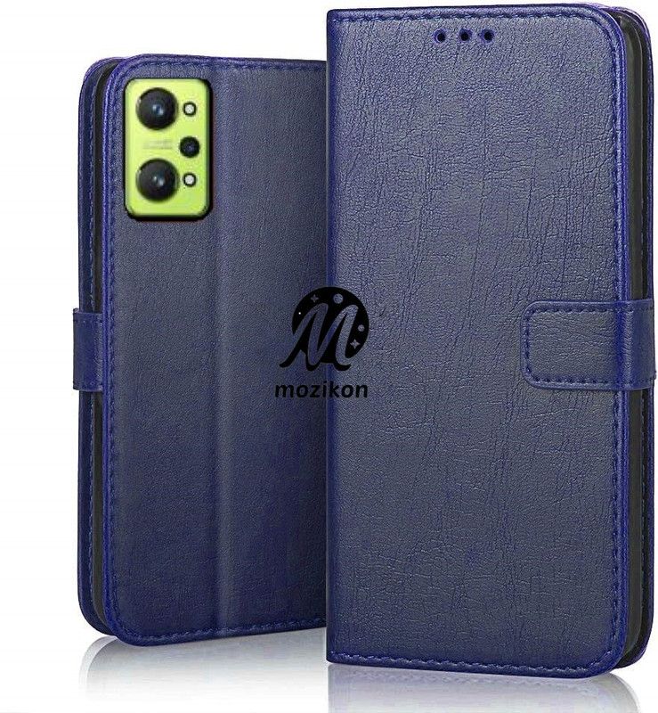 MOZIKON Flip Cover for realme GT NEO 2  (Blue, Dual Protection, Pack of: 1)