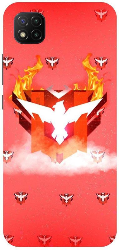 UMPRINT Back Cover for Poco C3/MZB07RJIN Free Fire Game Printed Back Cover  (Multicolor, Hard Case, Pack of: 1)