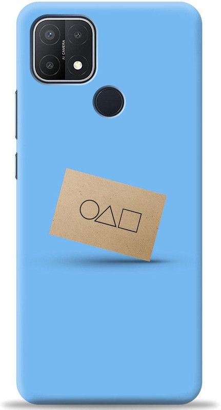 Crafter Back Cover for Oppo A15s  (Blue, Shock Proof, Pack of: 1)