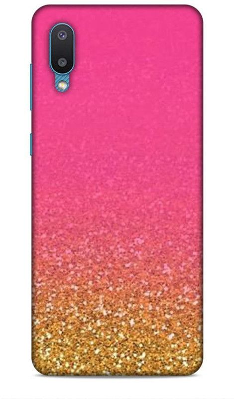Keviv Back Cover for Samsung Galaxy M02, Samsung Galaxy A02  (Pink, Gold, Hard Case)