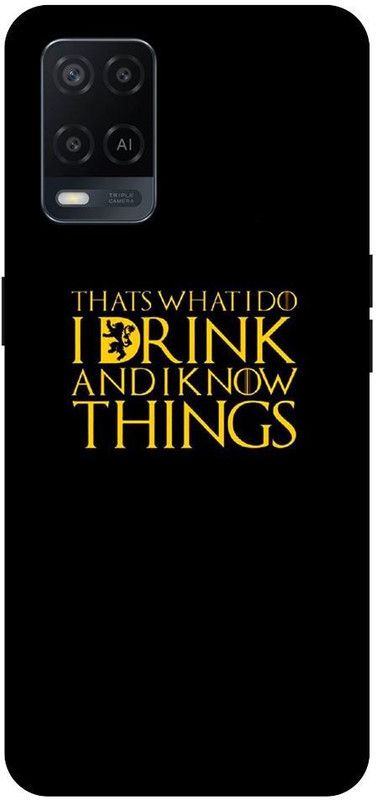 ZIGTOZAG SHOPPE Back Cover for Oppo A54  (Black, Hard Case)