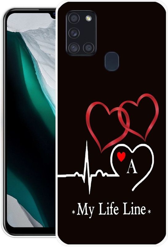 BLUEZAP Back Cover for Samsung Galaxy A21s  (Black, Grip Case, Silicon, Pack of: 1)