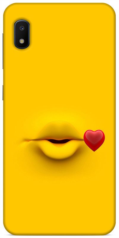 redfly Back Cover for Samsung Galaxy A10e  (Yellow, Grip Case, Silicon, Pack of: 1)
