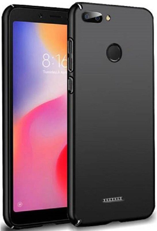 Techforce Back Cover for Mi Redmi 6  (Black, Grip Case, Pack of: 1)