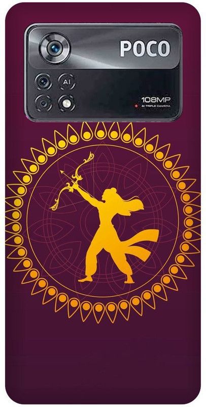 play fast Back Cover for POCO X4 Pro 5G, JAI, SHREE, RAM, AYODHYA, KING  (Purple, Hard Case, Pack of: 1)