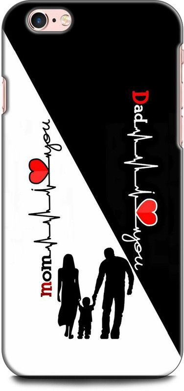 KEYCENT Back Cover for APPLE iPhone 6 MOTHER, MAA, FATHER, LIFE LINE, I LOVE MY MOM DAD  (Multicolor, Shock Proof, Pack of: 1)