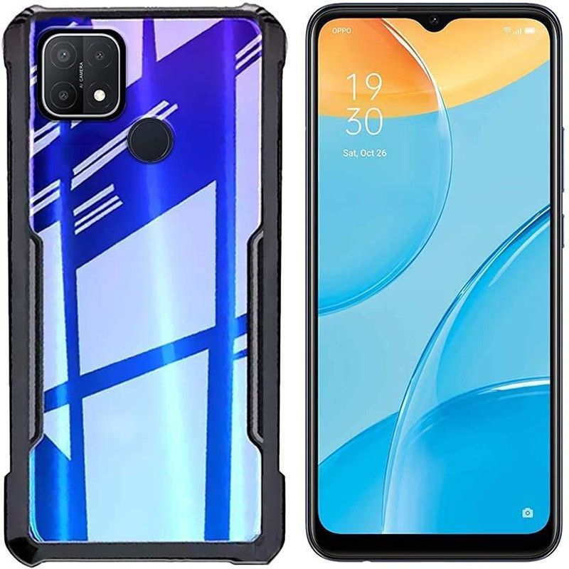 Finaux Back Cover for Realme C15  (Black, Pack of: 1)