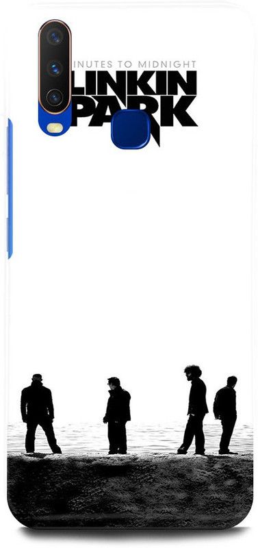 ZIGTOZAG SHOPPE Back Cover for vivo Y15  (Black, White, Hard Case)