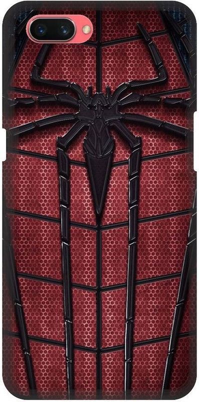URCHIN Back Cover for Realme C1 Spiderman, Spiderman logo, Marval, superhero  (Multicolor, Shock Proof, Pack of: 1)