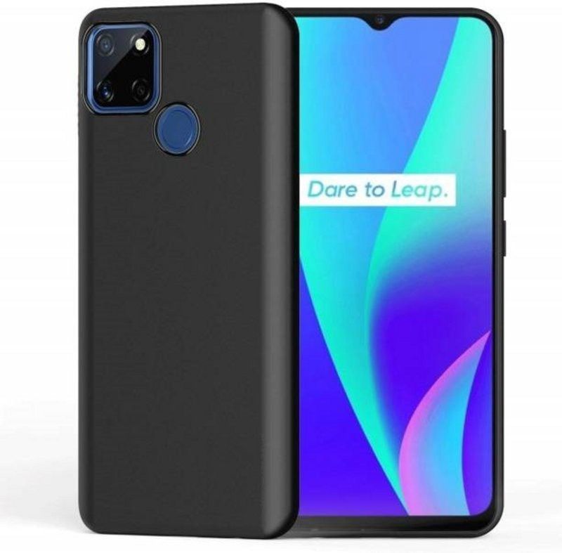 Sarju Pouch for Realme C12, Realme Narzo 20 2020  (Black, Pack of: 1)