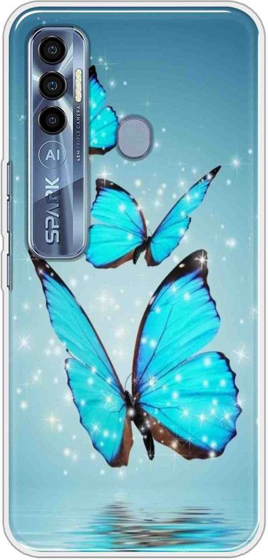 IKC STORE Back Cover for TECNO SPARK 7 PR  (Multicolor, Silicon, Pack of: 1)