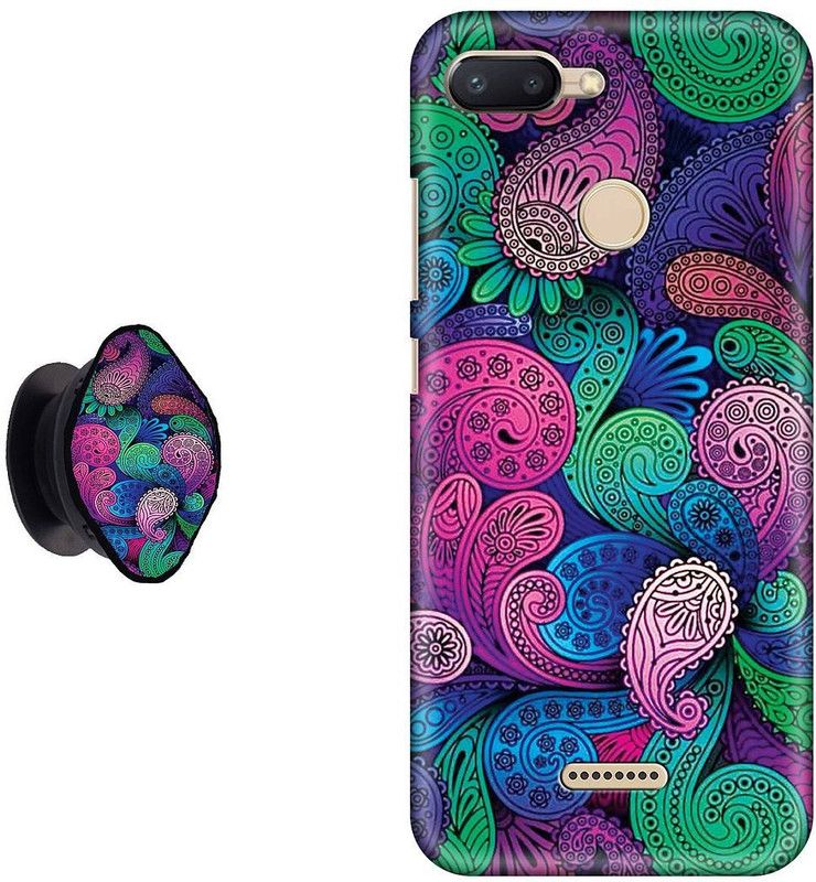 SPBR Back Cover for Mi Redmi 6  (Multicolor, Cases with Holder, Pack of: 2)