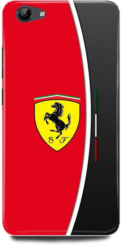 FRONK Back Cover for Vivo Y66, 1609, FERRARI, CAR, SIGN, LOGO  (Red, Hard Case, Pack of: 1)