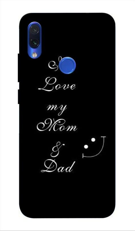 LUCKY MOBI.COM Back Cover for Mi REDMI NOTE 7 ( LOVE DESIGNER, MULTICOLOUR) PRINTED BACK COVER  (Multicolor, Waterproof, Pack of: 1)