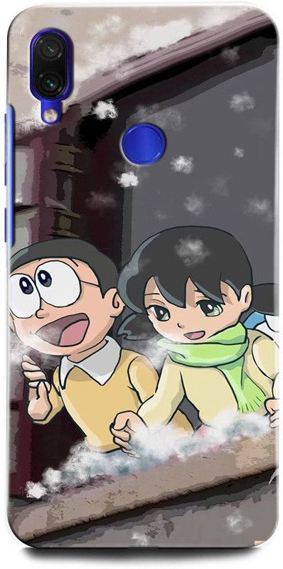 INTELLIZE Back Cover for Redmi 7 DORAEMON, NOBITA, CARTOON, FUNNY, CUTE, DORAEMON  (Multicolor, Hard Case, Pack of: 1)