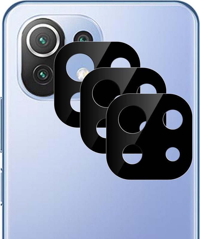 KITE DIGITAL Back Camera Lens Glass Protector for Xiaomi Mi 11 Lite  (Pack of: 3)