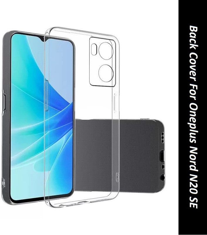 NSTAR Back Cover for Oneplus Nord N20 SE  (Transparent, Shock Proof, Silicon, Pack of: 1)