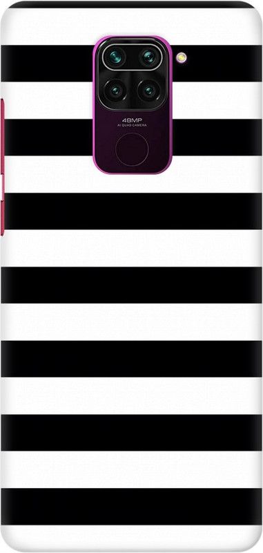 Coberta Case Back Cover for Redmi Note 9  (Black, White, Pack of: 1)