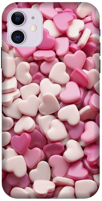 BYXIS Back Cover for iphone 11 Heart, Love, Love Yourself, Candy, Sweet heart  (Multicolor, Shock Proof, Pack of: 1)