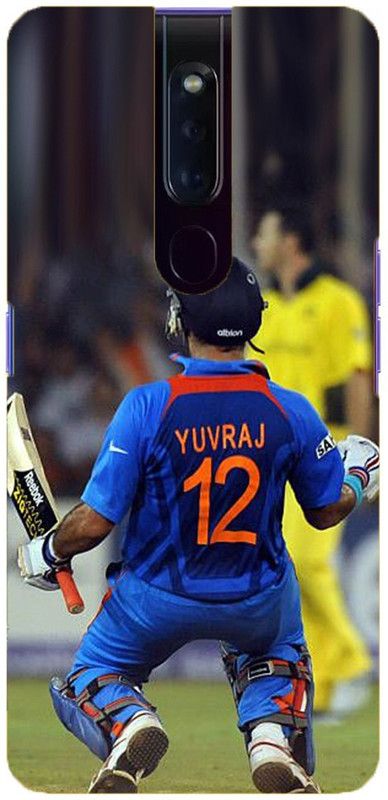 NDCOM Back Cover for OPPO F11 Pro Yuvraj Sing Sixer King Printed  (Multicolor, Hard Case, Pack of: 1)