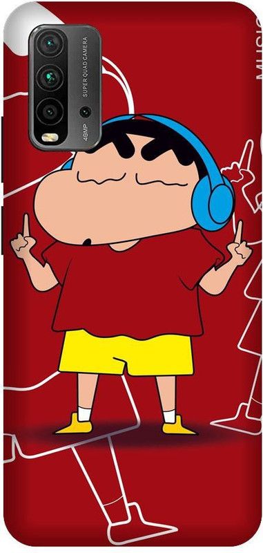URCHIN Back Cover for Redmi 9 Power shinchan, cartoon. Funny, cute, Shinchan  (Multicolor, Shock Proof, Pack of: 1)