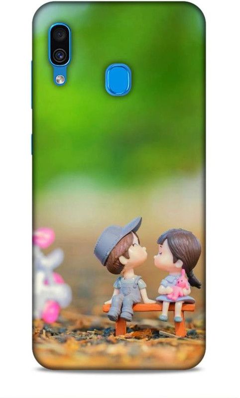 Lucent Crafts Back Cover for Samsung Galaxy A30  (Green, Brown, 3D Case, Pack of: 1)