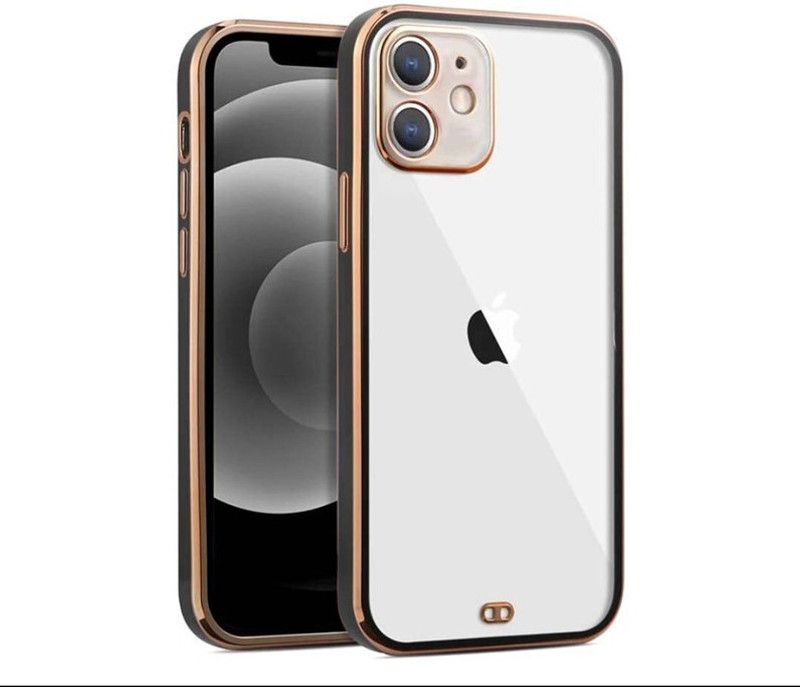 GROOZ Back Cover for Apple iPhone 12 Mini  (Black, Flexible, Pack of: 1)