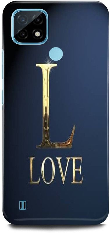 MP ARIES MOBILE COVER Back Cover for realme C21, RMX3201, L LETTER L ALPHABET L LOVE L NAME  (Multicolor, Hard Case, Pack of: 1)