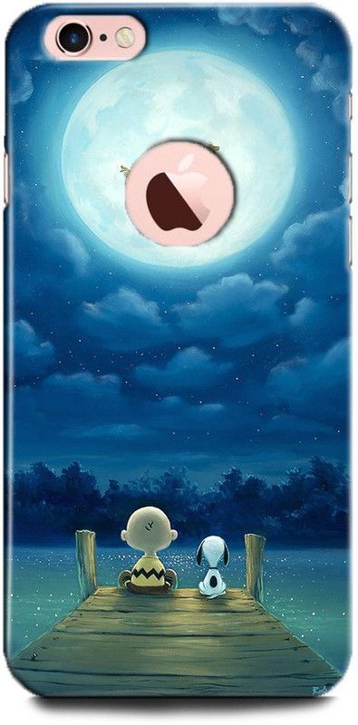 INDICRAFT Back Cover for Apple iPhone 6 CHARLIE, BROWN, SNOOPIE, MOON  (Multicolor, Hard Case, Pack of: 1)