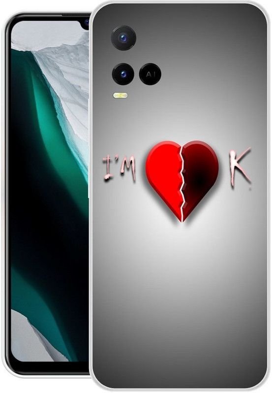 REALKING Back Cover for Vivo Y21A  (Multicolor, Silicon)