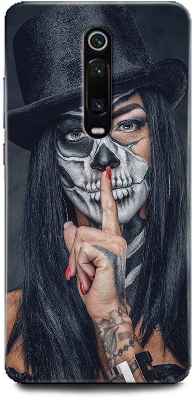 INTELLIZE Back Cover for Redmi K20/MZB7755IN mask girl,Printed  (Multicolor, Shock Proof, Pack of: 1)