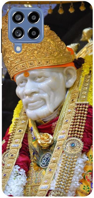 THE NARAYANA COLLECTIONS Back Cover for SAMSUNG GALAXY M53-JAI,SAI,RAM,SHIRDI,SAI,BABA,SAI,NATH  (Multicolor, Hard Case, Pack of: 1)