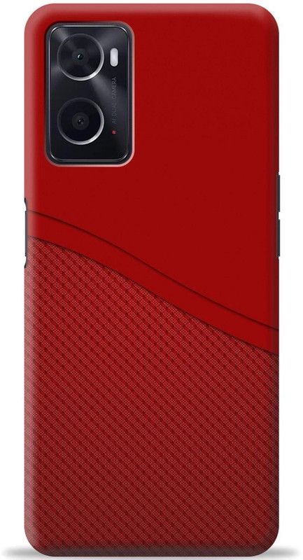 Loffar Back Cover for Oppo A76  (Maroon, Shock Proof, Pack of: 1)